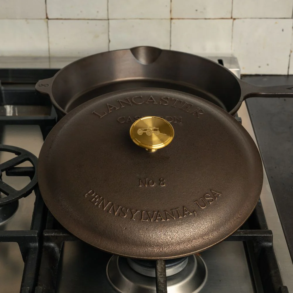Lancaster No. 8 Skillet & Lid Bundle - Image 4